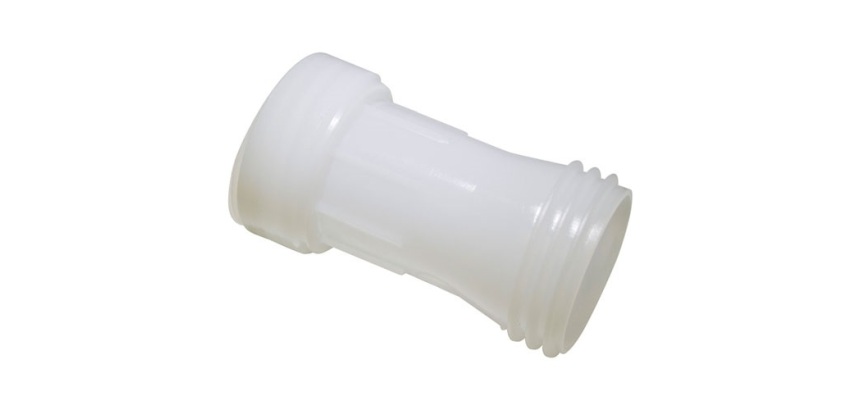 Rallonge droite de cuve 1000 L - 110 mm - plastique - blanc