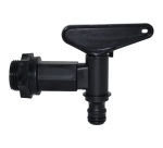 Robinet de cuve plastique nez rapide intégré - mâle 20x27-(3/4") - PEHD - n