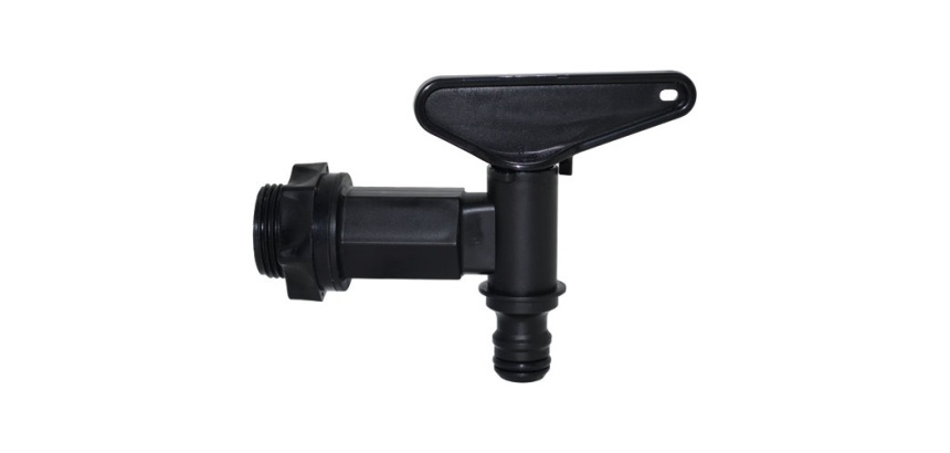 Robinet de cuve plastique nez rapide intégré - mâle 20x27-(3/4") - PEHD - n