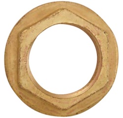 Contre-écrou à plateau  - 15x21 (1/2") - laiton