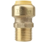 Union mâle - Toutub - 12x17 (3/8")  - D14 - laiton