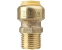 Union mâle - Toutub - 12x17 (3/8")  - D14 - laiton