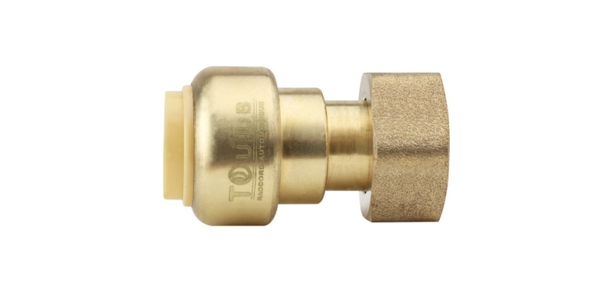 Union femelle à écrou mobile - Toutub - 15x21 (1/2") - D12 - laiton