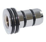 Insert - Toutub - pour tube MULTICOUCHE - D16 - laiton chromé - lot de 2