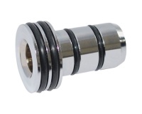 Insert - Toutub - pour tube MULTICOUCHE - D16 - laiton chromé - lot de 2