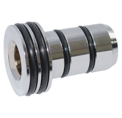 Insert - Toutub - pour tube MULTICOUCHE - D16 - laiton chromé - lot de 2