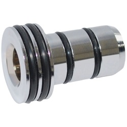 Insert - Toutub - pour tube MULTICOUCHE - D16 - laiton chromé - lot de 2
