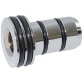 Insert - Toutub - pour tube MULTICOUCHE - D16 - laiton chromé - lot de 2
