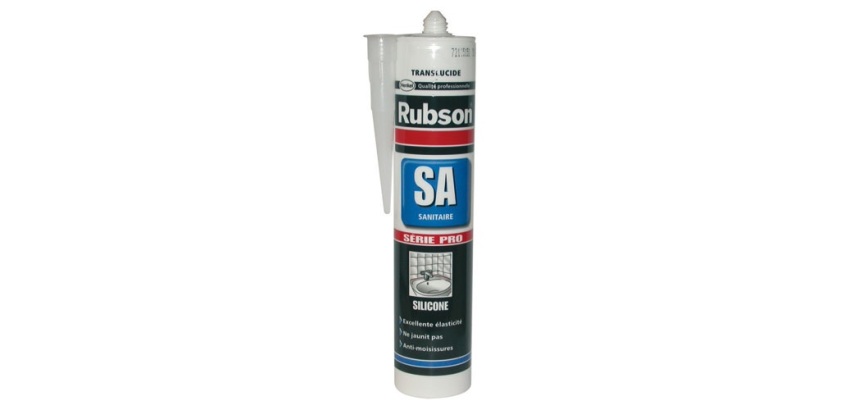 Mastic sanitaire transparent cartouche 300 ml