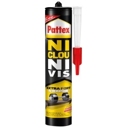 Colle fixation ni clou ni vis - extra fort- prise rapide - spécial bois - 3