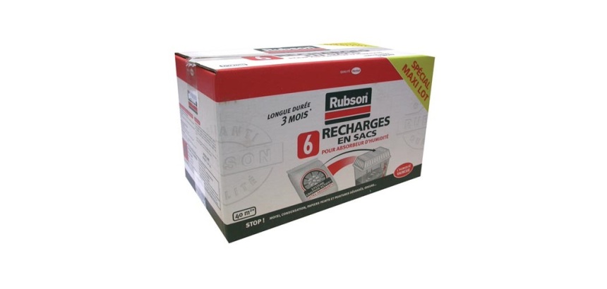Recharge absorbeur - lot de 6 - 1 Kg