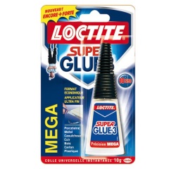 LOCTITE Colles Cyanoacrylates SUPERGLUE-3 Précision Max Bouteille 10g Blist