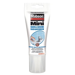 Mastic silicone - sanitaire - 150 mL - transaparent