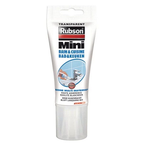 Mastic silicone - sanitaire - 150 mL - transaparent