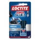 LOCTITE Colles Cyanoacrylates SUPERGLUE-3 Pinceau Bouteille 5g Blister