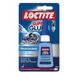 Colle Super glue3 - professionnel - 20 g