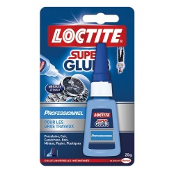 Colle Super glue3 - professionnel - 20 g