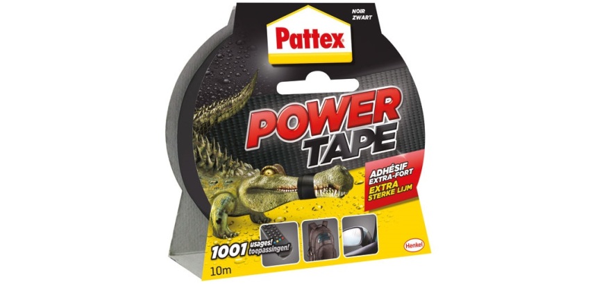Adhésif Réparation Power Tape Noir étui 10 m x 50 mm