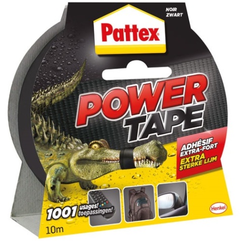 Adhésif Réparation Power Tape Noir étui 10 m x 50 mm