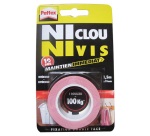 PATTEX Adhésif Fixation NCNV Double Face 120kg 19mm*1.5m