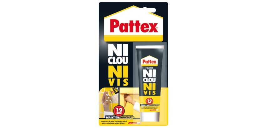 Colle fixation ni clou ni vis - extra fort- prise rapide - spécial bois - 5