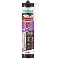 Mastic silicone ST5 - multi-usages - 300 mL - blanc