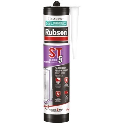 Mastic silicone ST5 - multi-usages - 300 mL - blanc