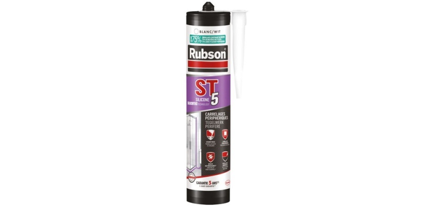 Mastic silicone ST5 - multi-usages - 300 mL - blanc