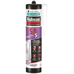 Mastic silicone ST5 - multi-usages - 300 mL - noir