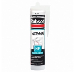 Mastic vitrage cartouche - transparent - 300 mL