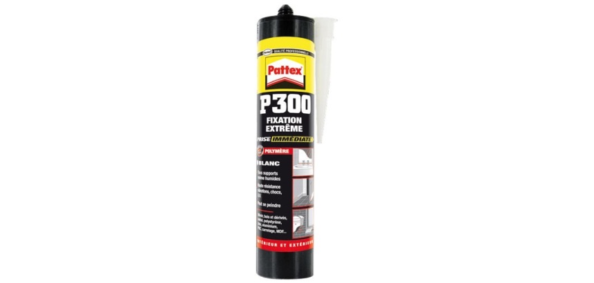 Colle fixation pl300 - 385 g - blanc