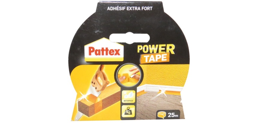 PATTEX Adhésif Réparation Power Tape Orange Etui 25m - 50mm