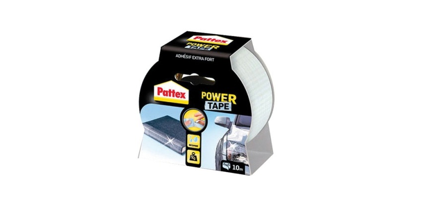 PATTEX Adhésif Réparation Power Tape Invisible Etui 10m - 50mm