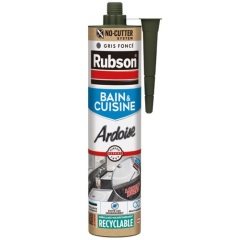Mastic silicone 280 ml Ardoise / Gris Foncé - Bain & Cuisine