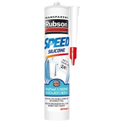 Mastic silicone Speed - sanitaire - 280 mL - transparent