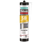 Mastic silicone - bâtiment - 280 mL - blanc