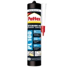 Pattex colle fixation pl100 cartouche 380g blanc