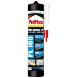Pattex colle fixation pl100 cartouche 380g blanc