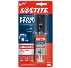 LOCTITE Colle Epoxy Rapide 5 min Invisible Seringue 25ml