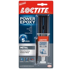 LOCTITE Colle Epoxy Métal 5 min Seringue 25ml