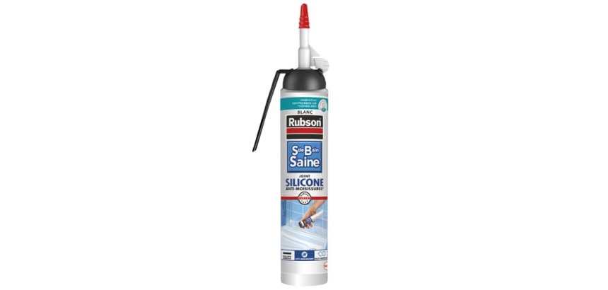 Mastic silicone - sanitaire - 200 mL - blanc