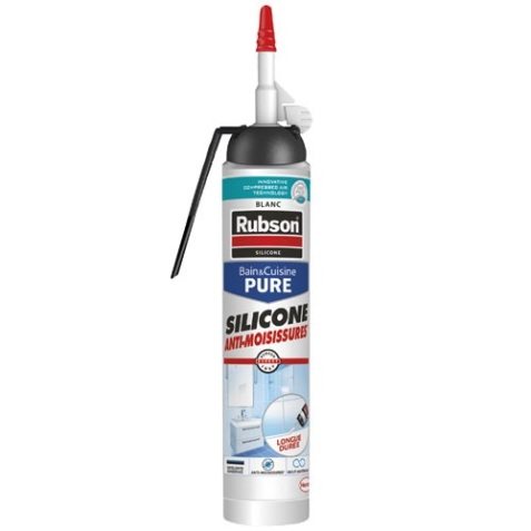 Mastic sanitaire - 200 mL - transparent