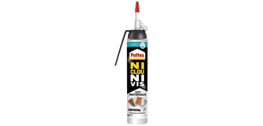 Colle fixation ni clou ni vis - 210 g - crystal