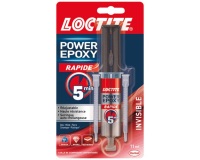 Loctite Colle Epoxy Rapide 5 min Invisible Seringue 11 ml