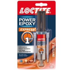 LOCTITE Colle Epoxy Express 1 min Invisible Seringue 11ml