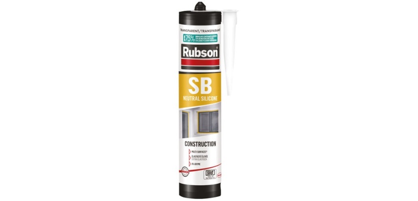 Mastic silicone - bâtiment - 280 mL - transparent
