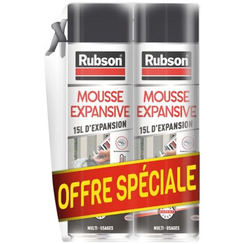 Mousse expansive 345ml aérosol x2