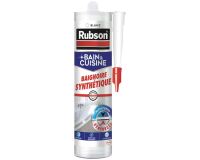 Mastic silicone - sanitaire - synthétique blanc - 280 mL - blanc