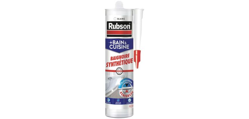 Mastic silicone - sanitaire - synthétique blanc - 280 mL - blanc