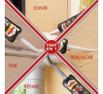 Mastic colle Flextec - 389 g - noir